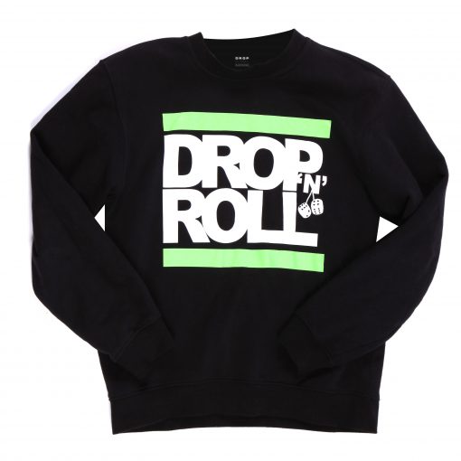 DNR Logo Sweat-Shirt Green Lines (B)