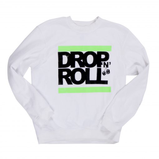 DNR Logo Sweat-Shirt Green Lines (W)